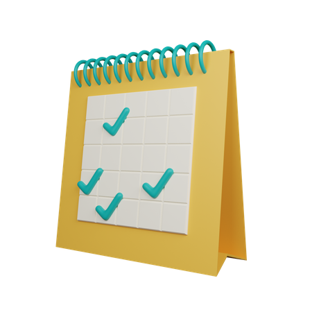 Calendar  3D Icon