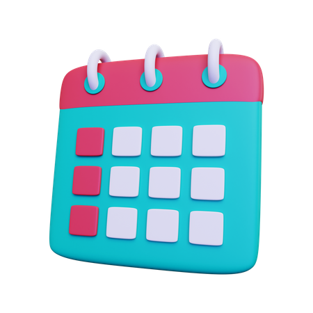 Calendar  3D Icon