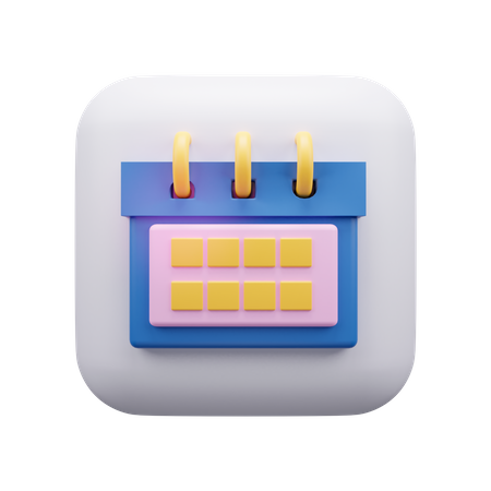 Calendar  3D Icon
