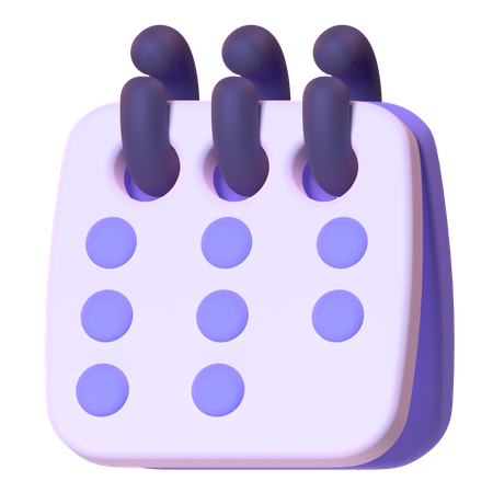 Calendar  3D Icon