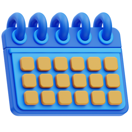 Calendar  3D Icon