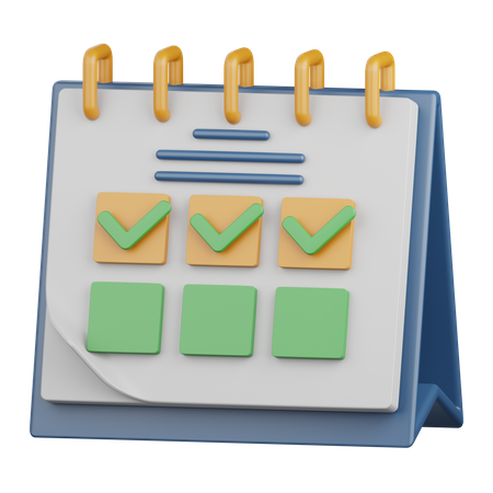Calendar  3D Icon