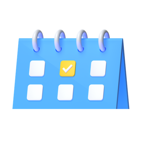 Calendar  3D Icon