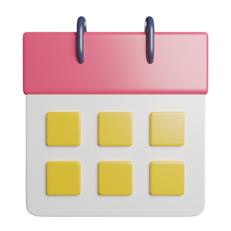 Calendar  3D Icon