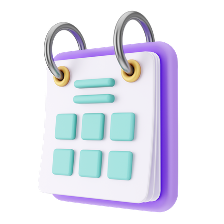 Calendar  3D Icon
