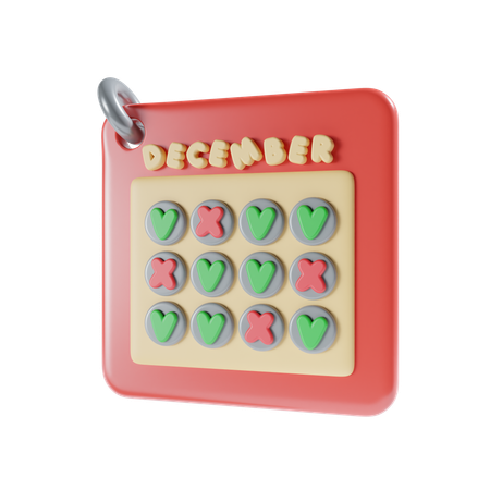 Calendar  3D Icon