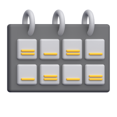 Calendar  3D Icon