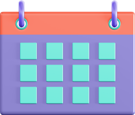 Calendar  3D Illustration