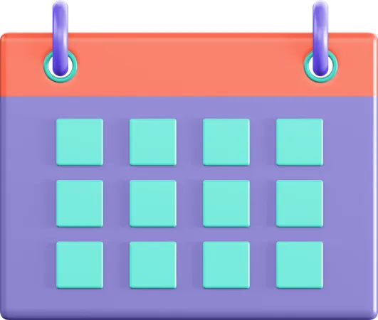 Calendar  3D Illustration