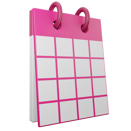 Calendar  3D Illustration