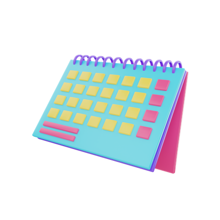 Calendar  3D Illustration