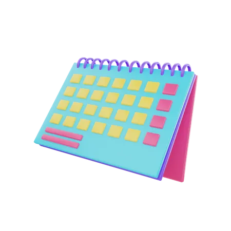 Calendar  3D Illustration