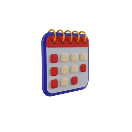 Calendar  3D Illustration