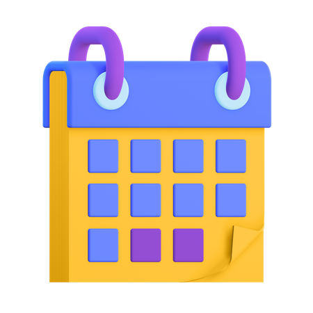 Calendar  3D Illustration