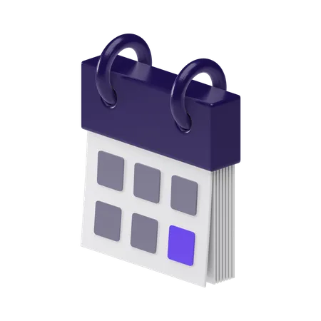 Calendar  3D Illustration