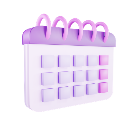 Calendar  3D Illustration