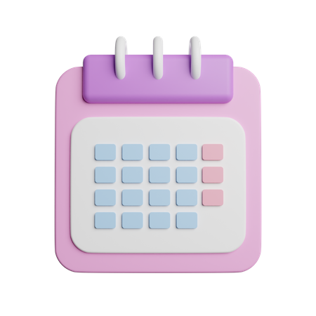 Calendar  3D Illustration