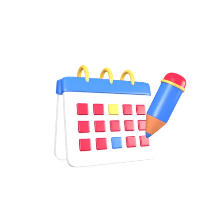 Calendar  3D Illustration