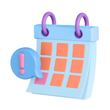 Calendar  3D Illustration