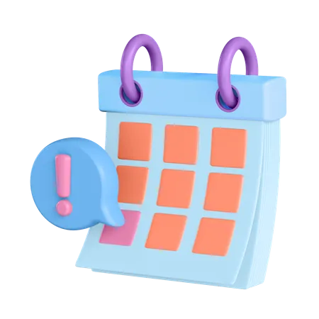 Calendar  3D Illustration