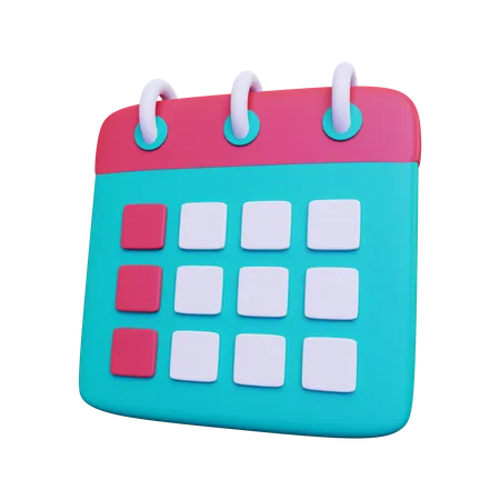 Calendar  3D Illustration