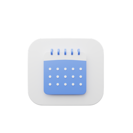 Calendar  3D Illustration