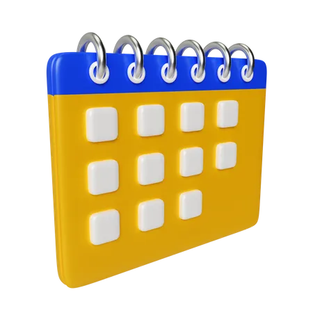 This Is An Illustration Of A 3 D Calendar Icon Which Illustrates An Event Or Agenda In A Business Environment Available In PSD And Transparent Background Formats 3D Icon