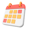 3d calendar logo