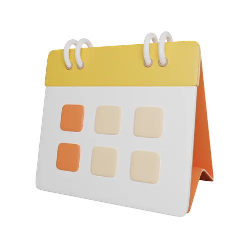 Calendar Office Reminder 3D Icon