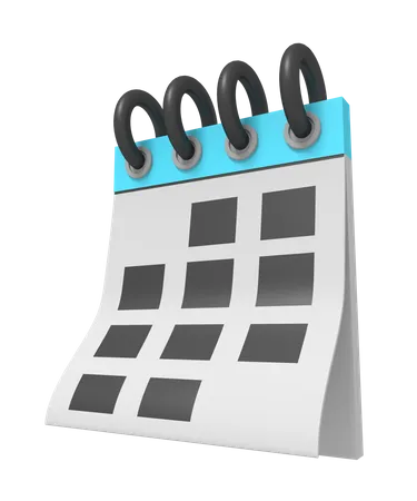 Calendar Plan Business Company 3D Icon