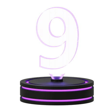 Calendar 9  3D Icon