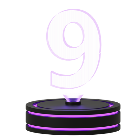 Calendar 9  3D Icon