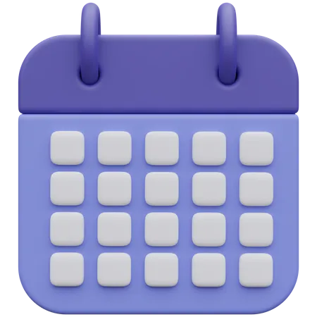 Calendar 3 D Icon Illustration 3D Icon