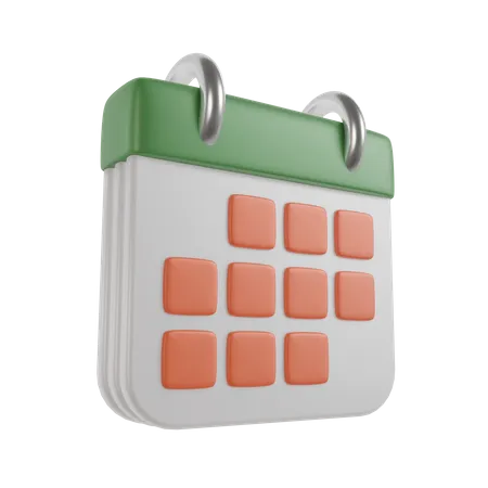 Calendar Business 3 D Icon Render 3D Icon