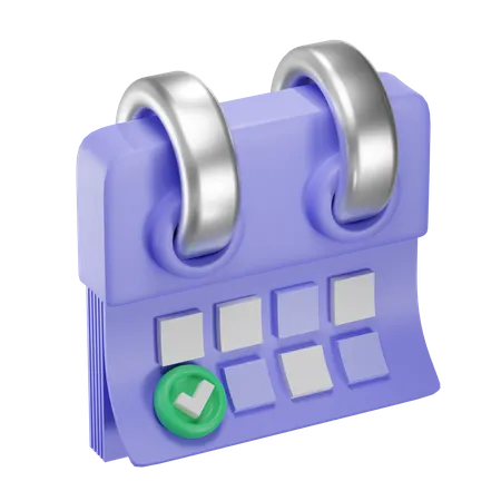 Calendar A Classic Icon For Planning And Scheduling 3D Icon