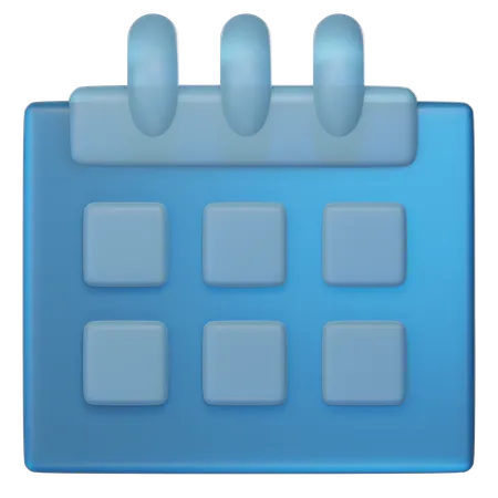 Calendar User Interface 3 D Icon Pack 3D Icon