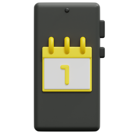 Calendar App  3D Icon