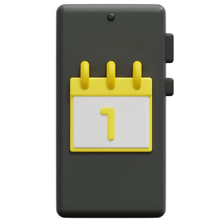 Calendar App  3D Icon