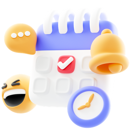 Calendar Appointment  3D Icon