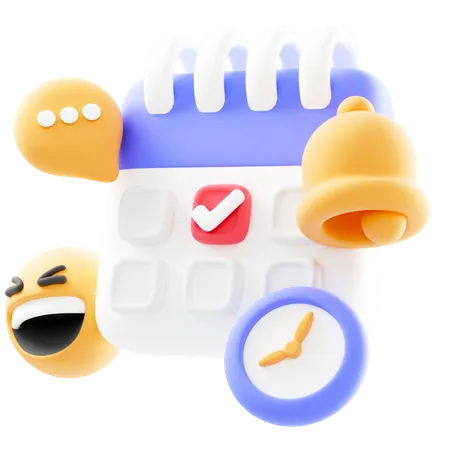 Calendar Appointment  3D Icon