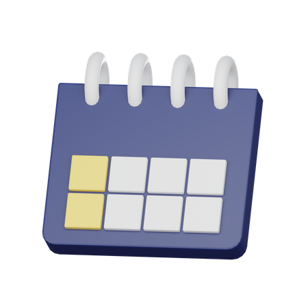 Calendar Appointment  3D Icon