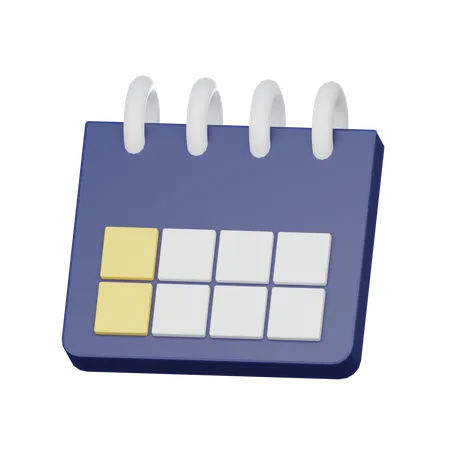 3 D Calendar Appointment 3D Icon