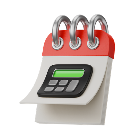 Calendar Calculator  3D Icon