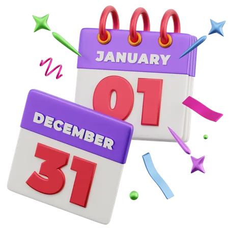 Calendar Change  3D Icon