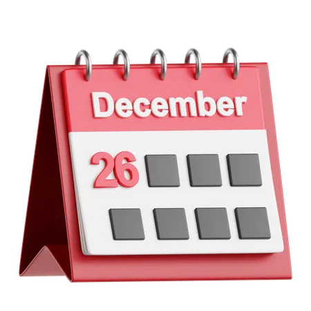 Calendar Date  3D Icon