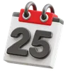 Calendar Date 25