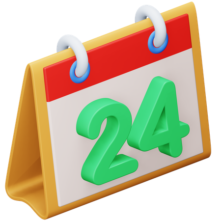Calendar date  3D Icon