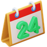 calendar date emoji 3d