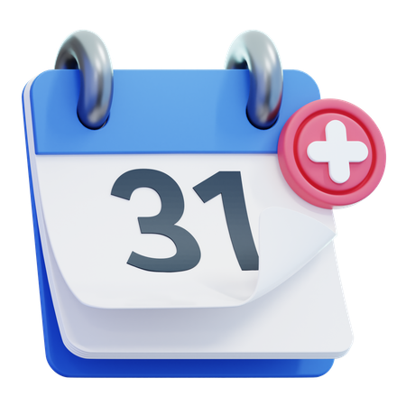 Calendar day 31  3D Icon