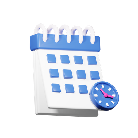 Calendar Deadline  3D Icon